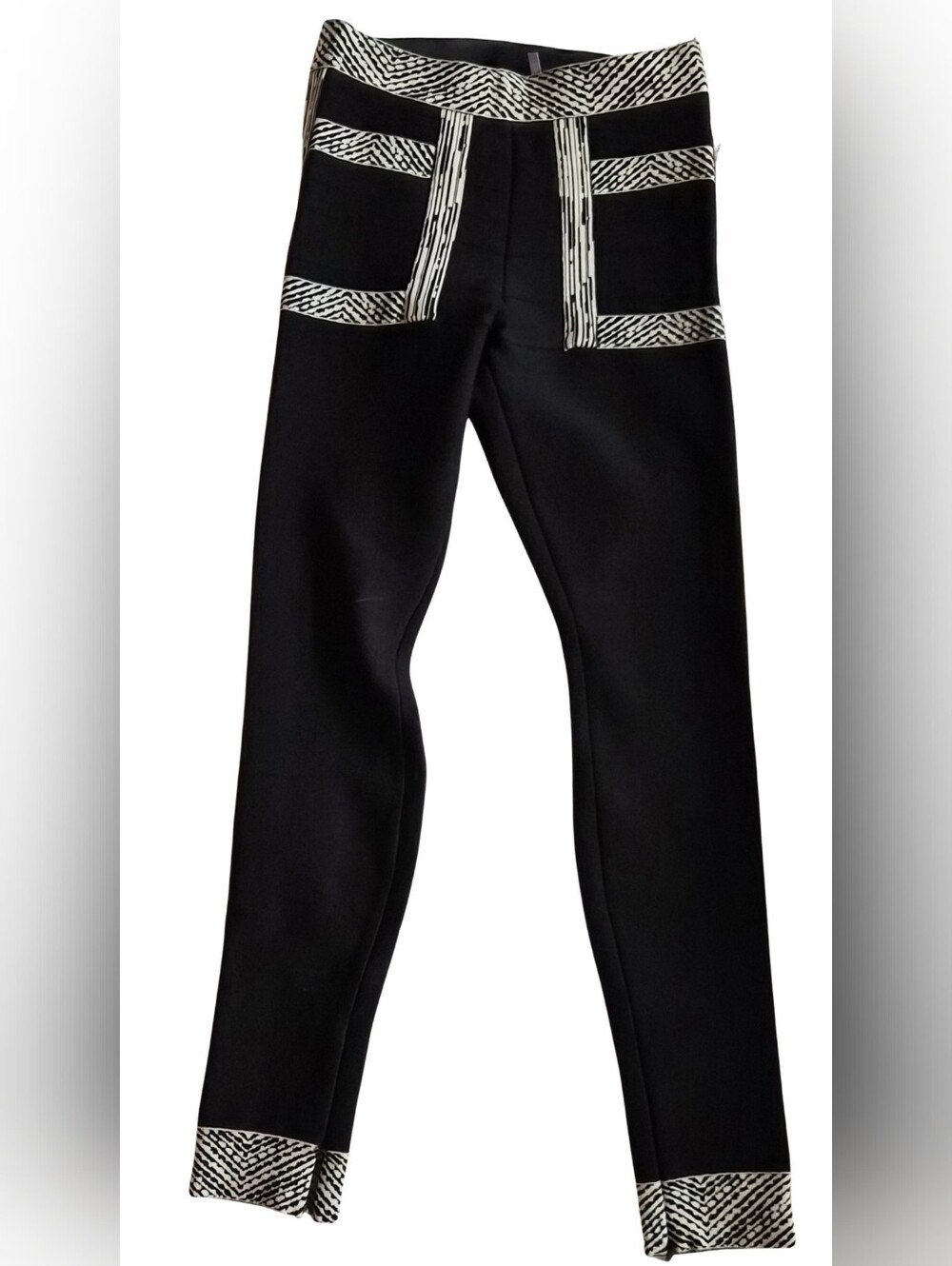 Hervé Léger Joon Black Bandage Pants